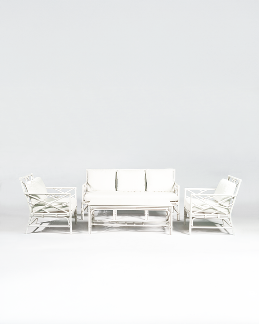 Milos Lounge Set White