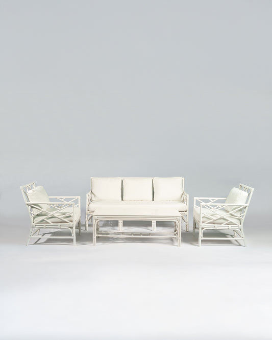 Milos Lounge Set White