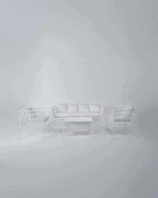 Capetown Lounge Set White