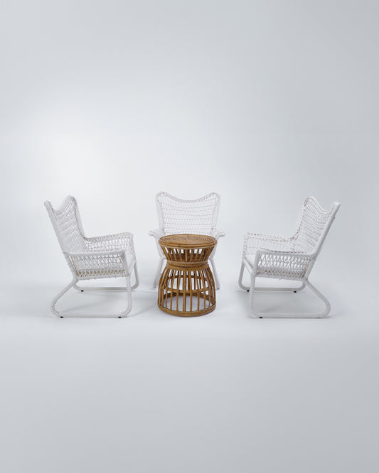 Hamptons Set Low White