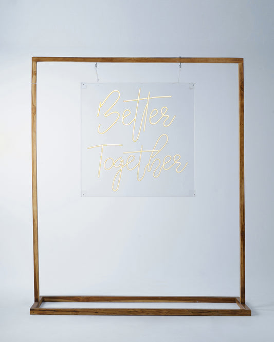 Better Together Teak Frame
