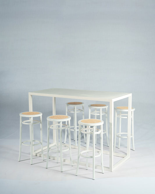 Amalfi Bar Set White