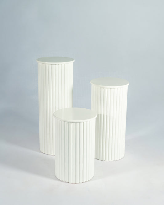 Plinth Set White