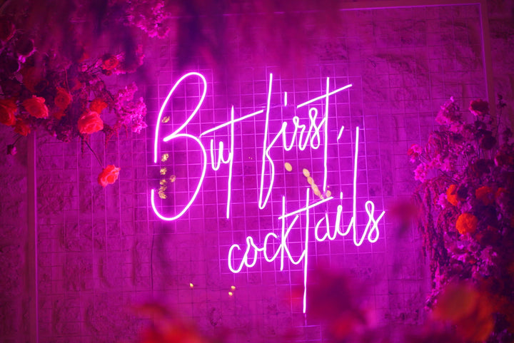 But First, Cocktails - Pink - balieventhire