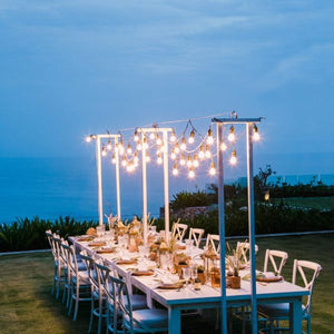White Dining Table - balieventhire