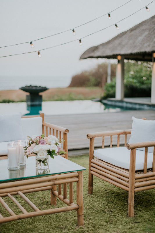 Bamboo Lounge Set - balieventhire