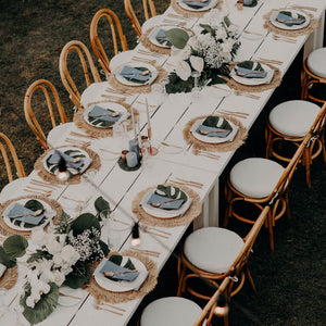 White Dining Table - balieventhire
