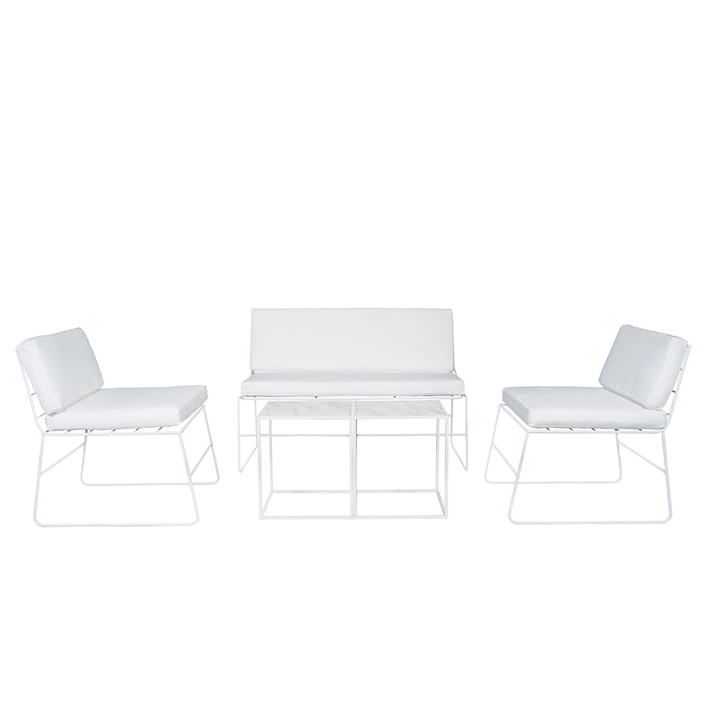 Mykonos Sofa Set 2 - balieventhire