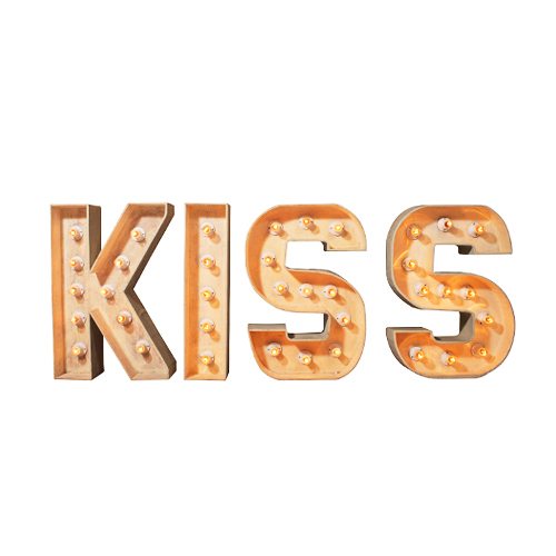 KISS Letterlights - balieventhire