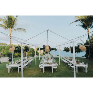 White Dining Table - balieventhire
