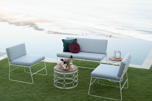 Mykonos Low Cocktail Table - balieventhire