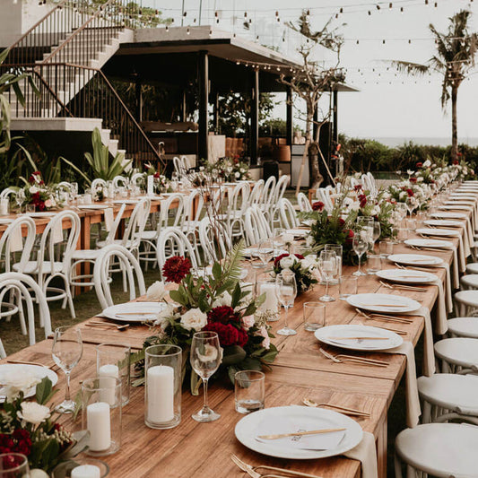 Natural Dining Table - balieventhire