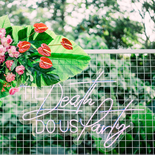 Til Death do us Party – Pink - balieventhire